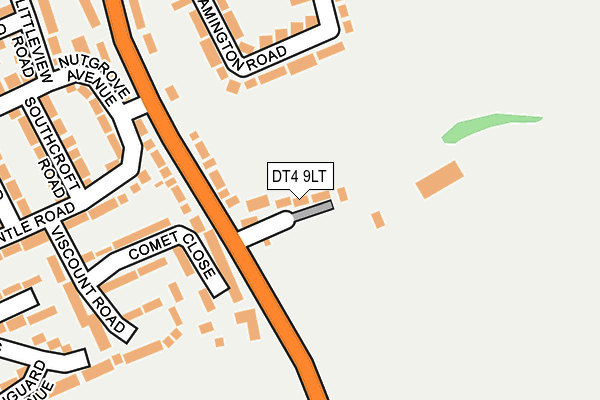DT4 9LT map - OS OpenMap – Local (Ordnance Survey)