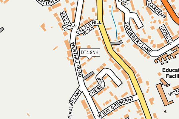 DT4 9NH map - OS OpenMap – Local (Ordnance Survey)