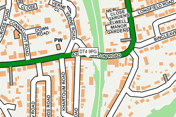 DT4 9PG map - OS OpenMap – Local (Ordnance Survey)