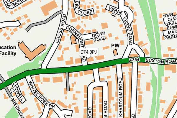 DT4 9PJ map - OS OpenMap – Local (Ordnance Survey)