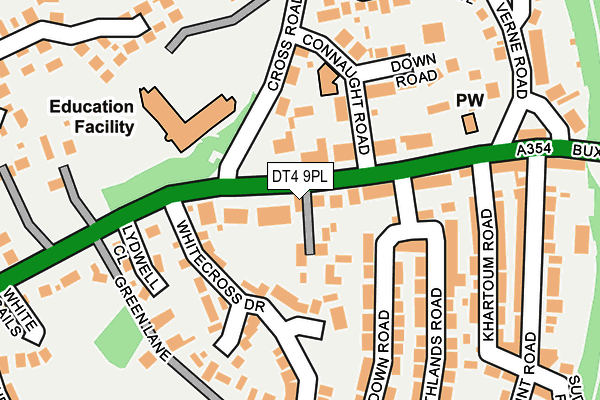 DT4 9PL map - OS OpenMap – Local (Ordnance Survey)