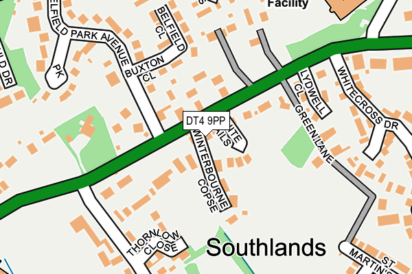 DT4 9PP map - OS OpenMap – Local (Ordnance Survey)