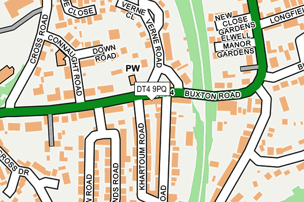 DT4 9PQ map - OS OpenMap – Local (Ordnance Survey)