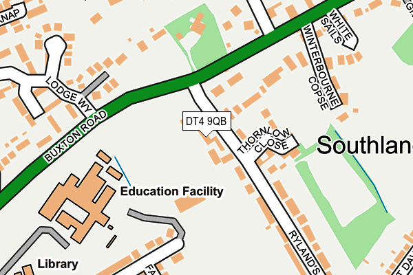 DT4 9QB map - OS OpenMap – Local (Ordnance Survey)