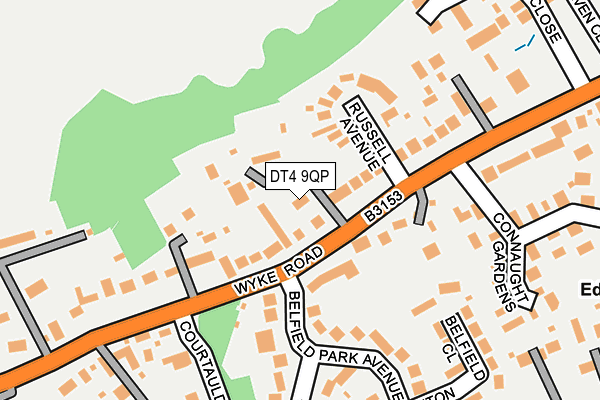 DT4 9QP map - OS OpenMap – Local (Ordnance Survey)