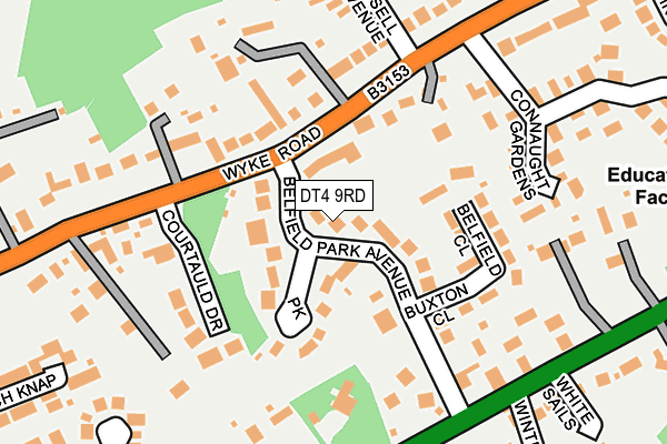 DT4 9RD map - OS OpenMap – Local (Ordnance Survey)