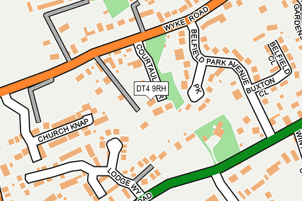 DT4 9RH map - OS OpenMap – Local (Ordnance Survey)