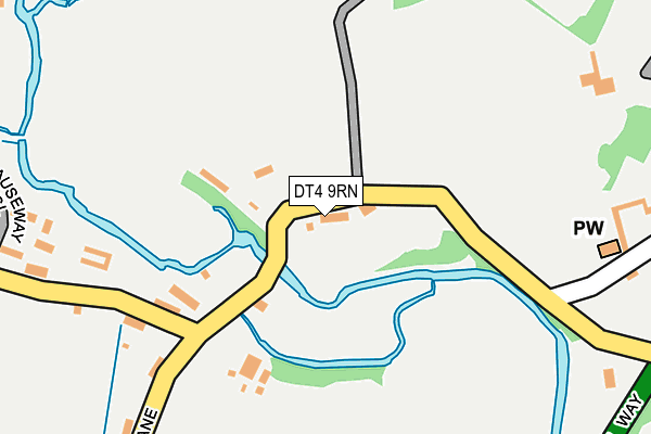DT4 9RN map - OS OpenMap – Local (Ordnance Survey)