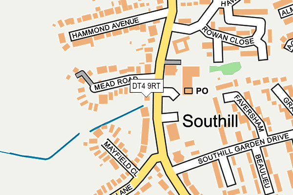 DT4 9RT map - OS OpenMap – Local (Ordnance Survey)