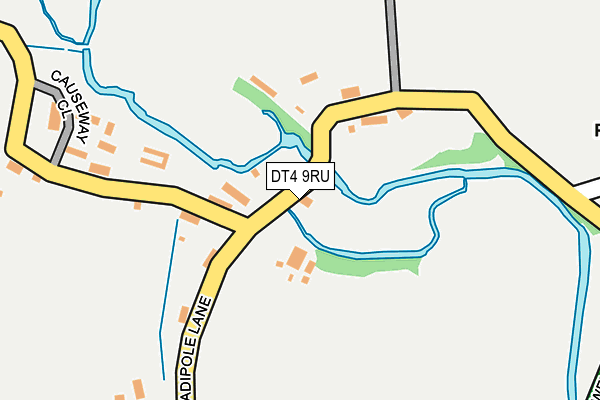 DT4 9RU map - OS OpenMap – Local (Ordnance Survey)