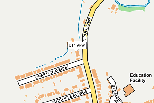 DT4 9RW map - OS OpenMap – Local (Ordnance Survey)