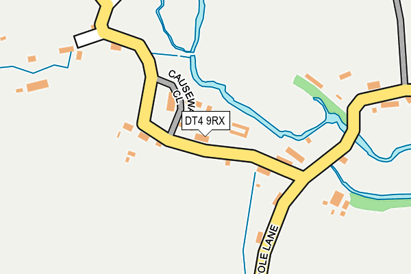 DT4 9RX map - OS OpenMap – Local (Ordnance Survey)