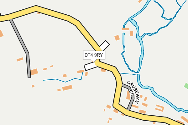 DT4 9RY map - OS OpenMap – Local (Ordnance Survey)