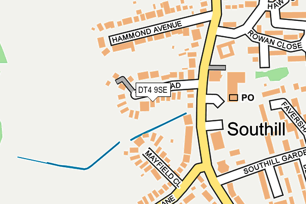 DT4 9SE map - OS OpenMap – Local (Ordnance Survey)