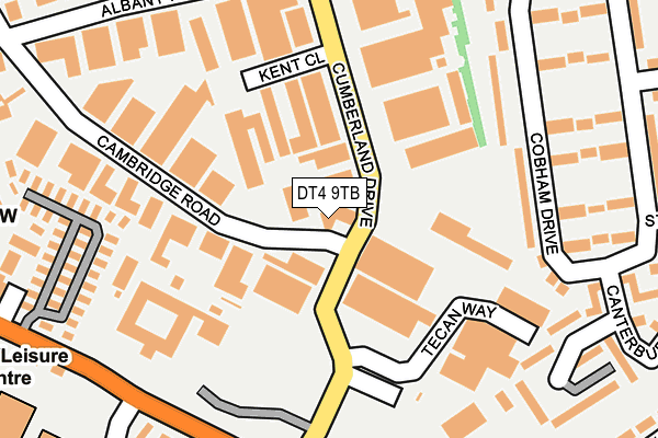 DT4 9TB map - OS OpenMap – Local (Ordnance Survey)