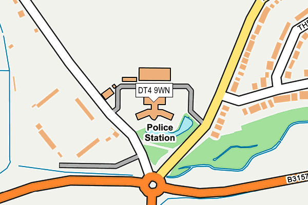 DT4 9WN map - OS OpenMap – Local (Ordnance Survey)