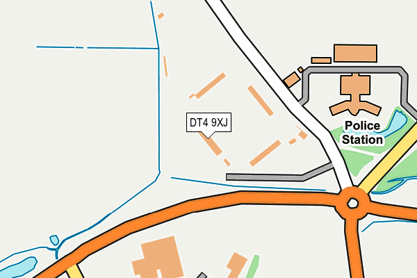 DT4 9XJ map - OS OpenMap – Local (Ordnance Survey)