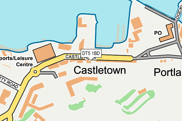 Map of THE BREAKWATER HOTEL ASSET LIMITED at local scale