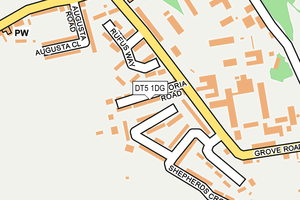 DT5 1DG map - OS OpenMap – Local (Ordnance Survey)