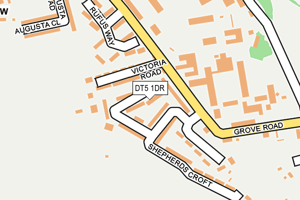 DT5 1DR map - OS OpenMap – Local (Ordnance Survey)