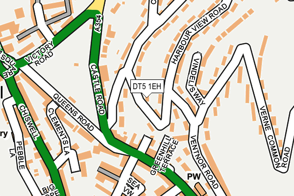 DT5 1EH map - OS OpenMap – Local (Ordnance Survey)
