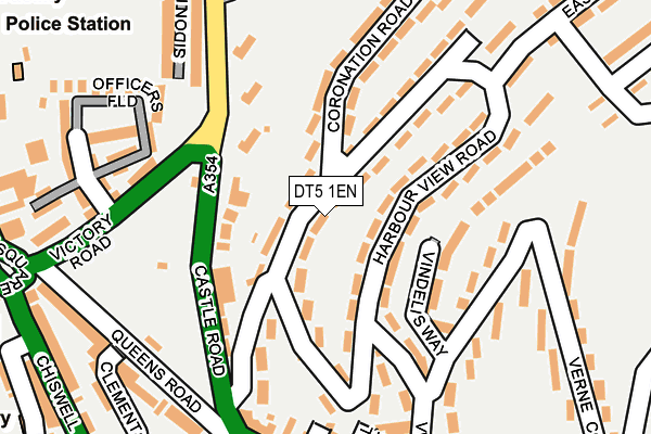 DT5 1EN map - OS OpenMap – Local (Ordnance Survey)