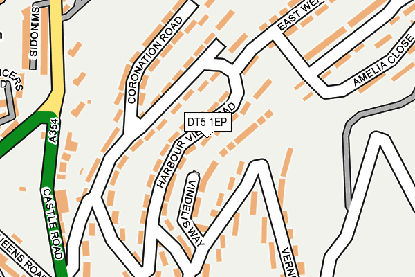DT5 1EP map - OS OpenMap – Local (Ordnance Survey)