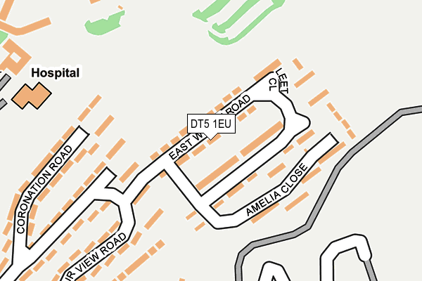 DT5 1EU map - OS OpenMap – Local (Ordnance Survey)