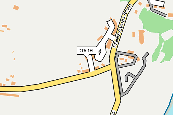 DT5 1FL map - OS OpenMap – Local (Ordnance Survey)