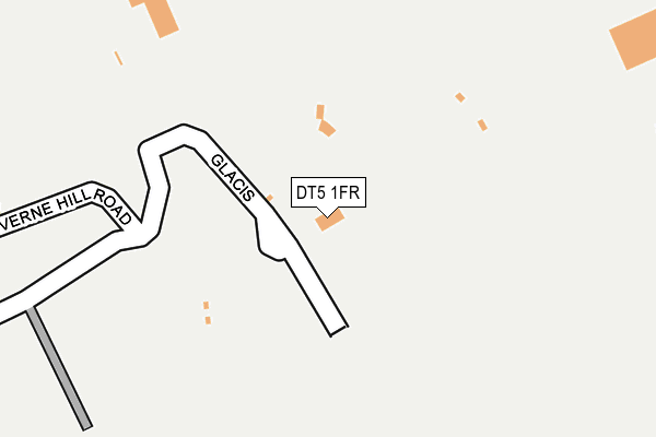 DT5 1FR map - OS OpenMap – Local (Ordnance Survey)