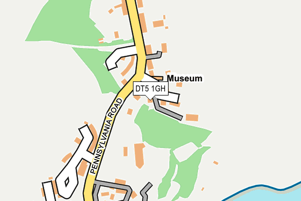DT5 1GH map - OS OpenMap – Local (Ordnance Survey)