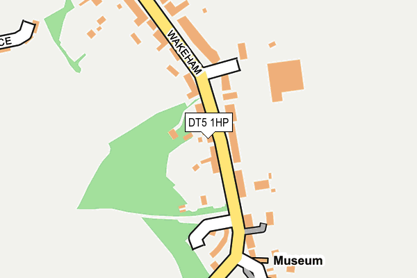 DT5 1HP map - OS OpenMap – Local (Ordnance Survey)