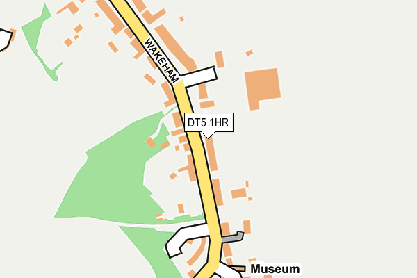 DT5 1HR map - OS OpenMap – Local (Ordnance Survey)