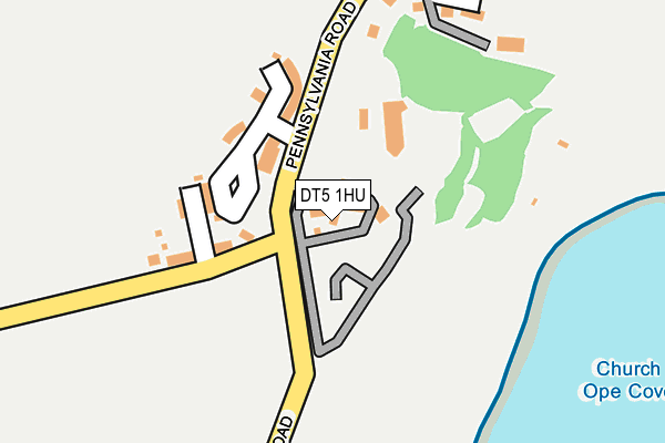 DT5 1HU map - OS OpenMap – Local (Ordnance Survey)