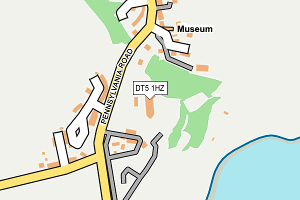 DT5 1HZ map - OS OpenMap – Local (Ordnance Survey)