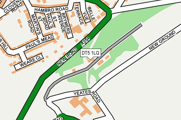 DT5 1LQ map - OS OpenMap – Local (Ordnance Survey)
