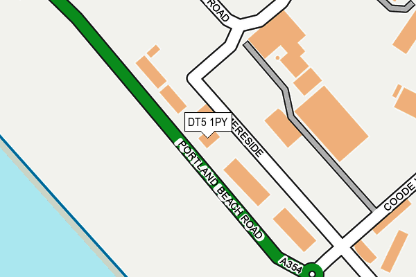 DT5 1PY map - OS OpenMap – Local (Ordnance Survey)