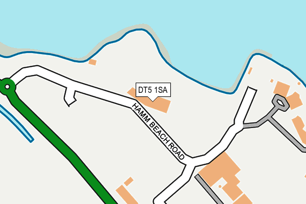 DT5 1SA map - OS OpenMap – Local (Ordnance Survey)