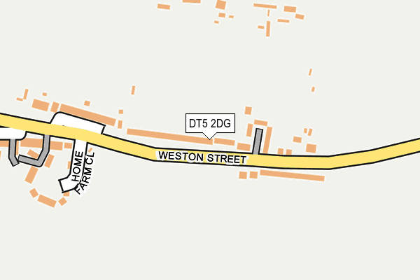 DT5 2DG map - OS OpenMap – Local (Ordnance Survey)