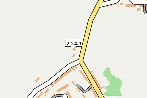 DT5 2DN map - OS OpenMap – Local (Ordnance Survey)