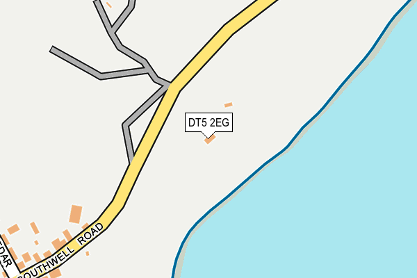 DT5 2EG map - OS OpenMap – Local (Ordnance Survey)