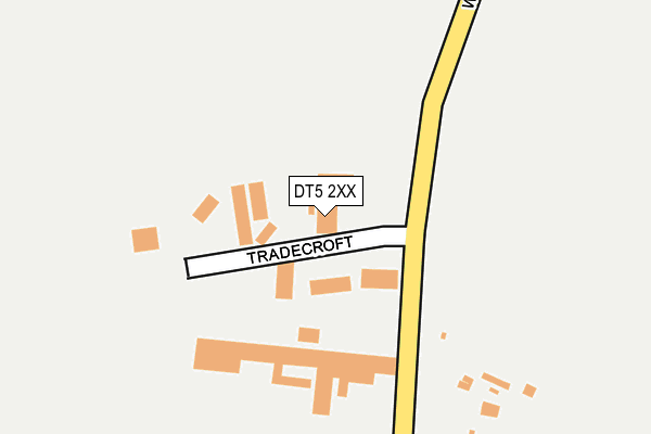DT5 2XX map - OS OpenMap – Local (Ordnance Survey)