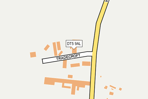 DT5 9AL map - OS OpenMap – Local (Ordnance Survey)