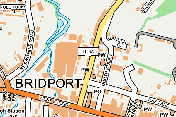 DT6 3AD map - OS OpenMap – Local (Ordnance Survey)