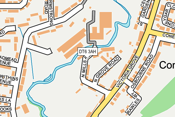 DT6 3AH map - OS OpenMap – Local (Ordnance Survey)