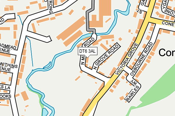 DT6 3AL map - OS OpenMap – Local (Ordnance Survey)