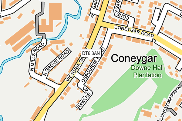 DT6 3AN map - OS OpenMap – Local (Ordnance Survey)