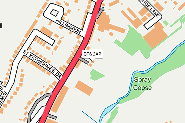 DT6 3AP map - OS OpenMap – Local (Ordnance Survey)