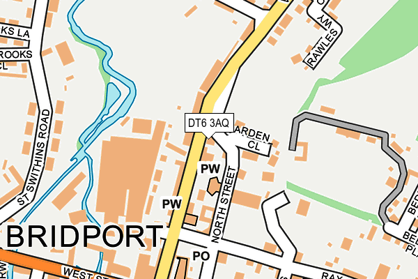 DT6 3AQ map - OS OpenMap – Local (Ordnance Survey)