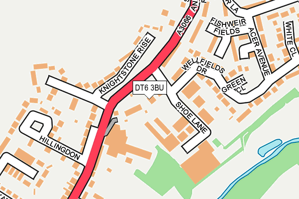 DT6 3BU map - OS OpenMap – Local (Ordnance Survey)